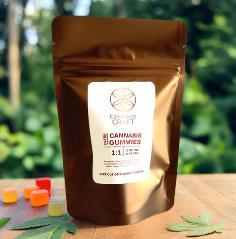 CANNABIS CRAFT PRODUCTS EXTRA STRENGTH 1:1 CANNABIS GUMMIES
