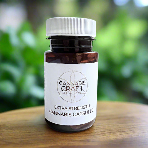 EXTRA STRENGTH 1:1 THC TO CBD CANNABIS CAPSULES SOFTGELS