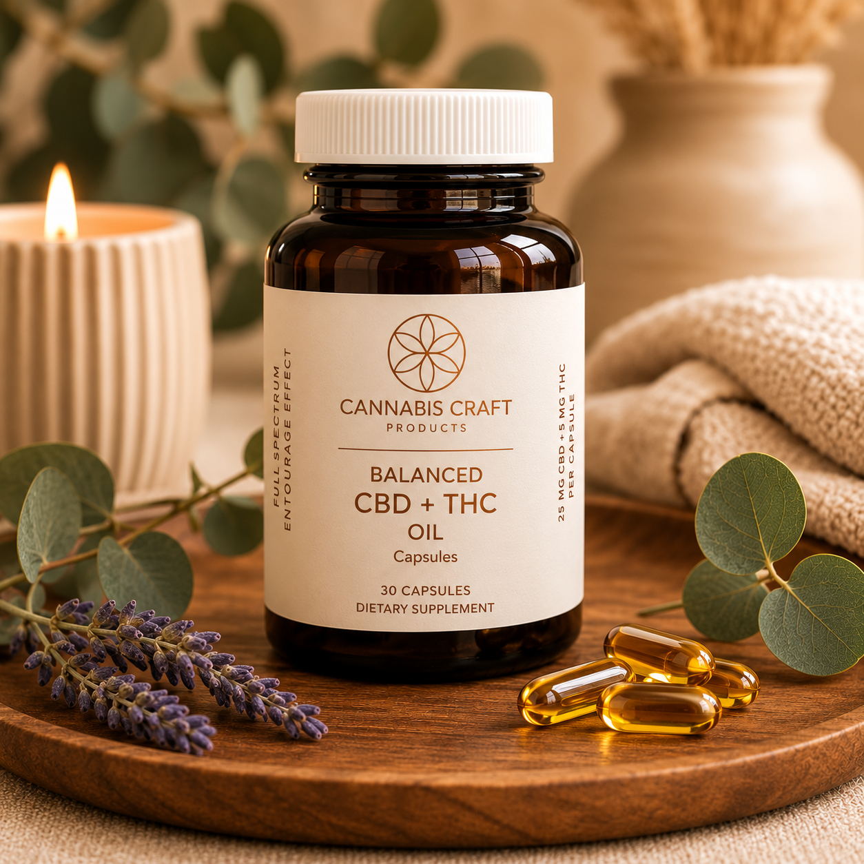 CANNABIS THC CAPSULES