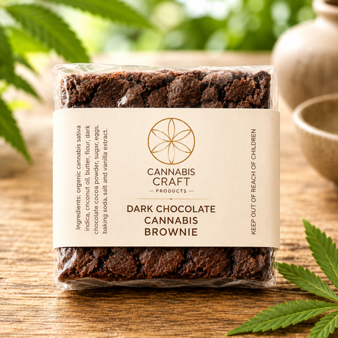 DARK CHOCOLATE CANNABIS BROWNIE